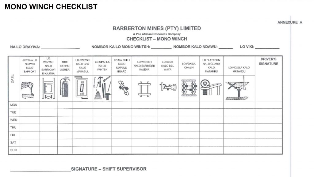 Lesson 15 Mono Winch Standard Procedure