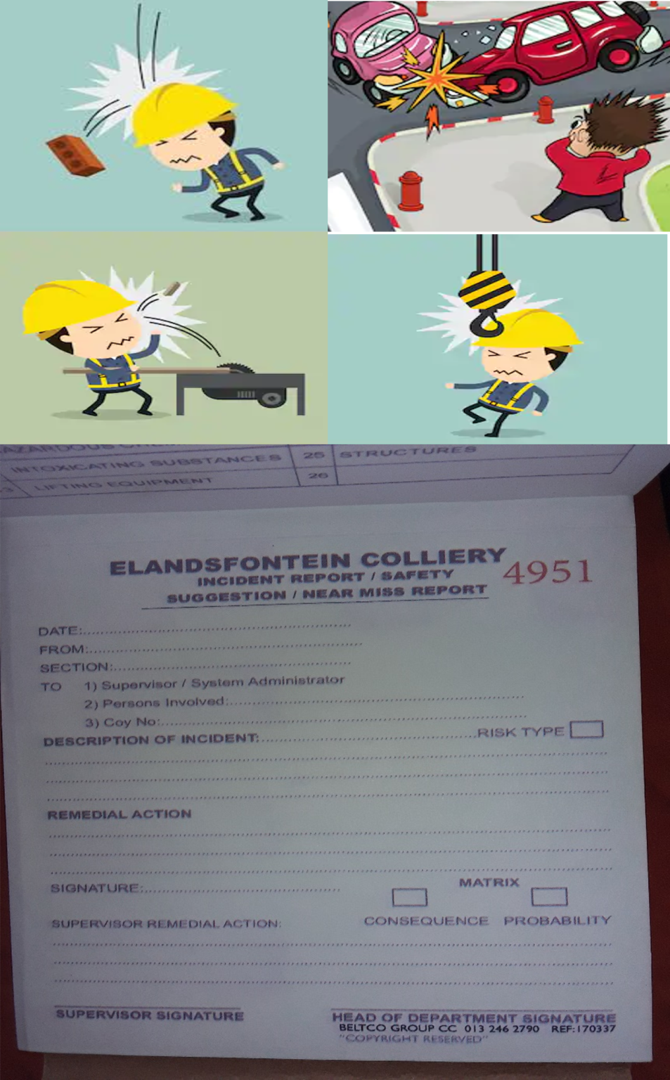 REPORTING OF ACCIDENTS AND DANGEROUS OCCURENCES